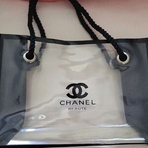 CHANEL Black Transparent Bag
